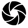 Photonet Editoral lens shutter logo