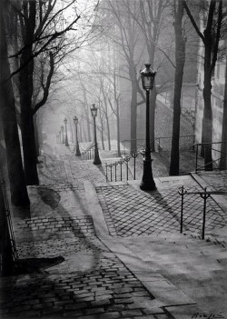 Brassai: Montmartre lépcsői 1930