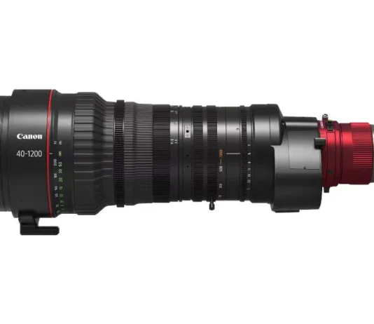 Canon CN30×40 IAS J R1/P1 ultra-telephoto zoom objektív és vezérlő Canon CN30×40 IAS J R1/P1 ultra-telephoto cinema zoom objektív