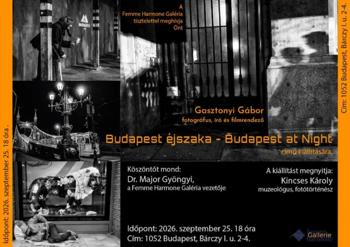 Gasztonyi Gábor: Budapest at Night kiállítás Gasztonyi Gábor: Budapest at Night kiállítás